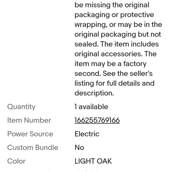 SMART heater light oak 1500V model khk0008 DUMPING power off - Picture 5 of 6